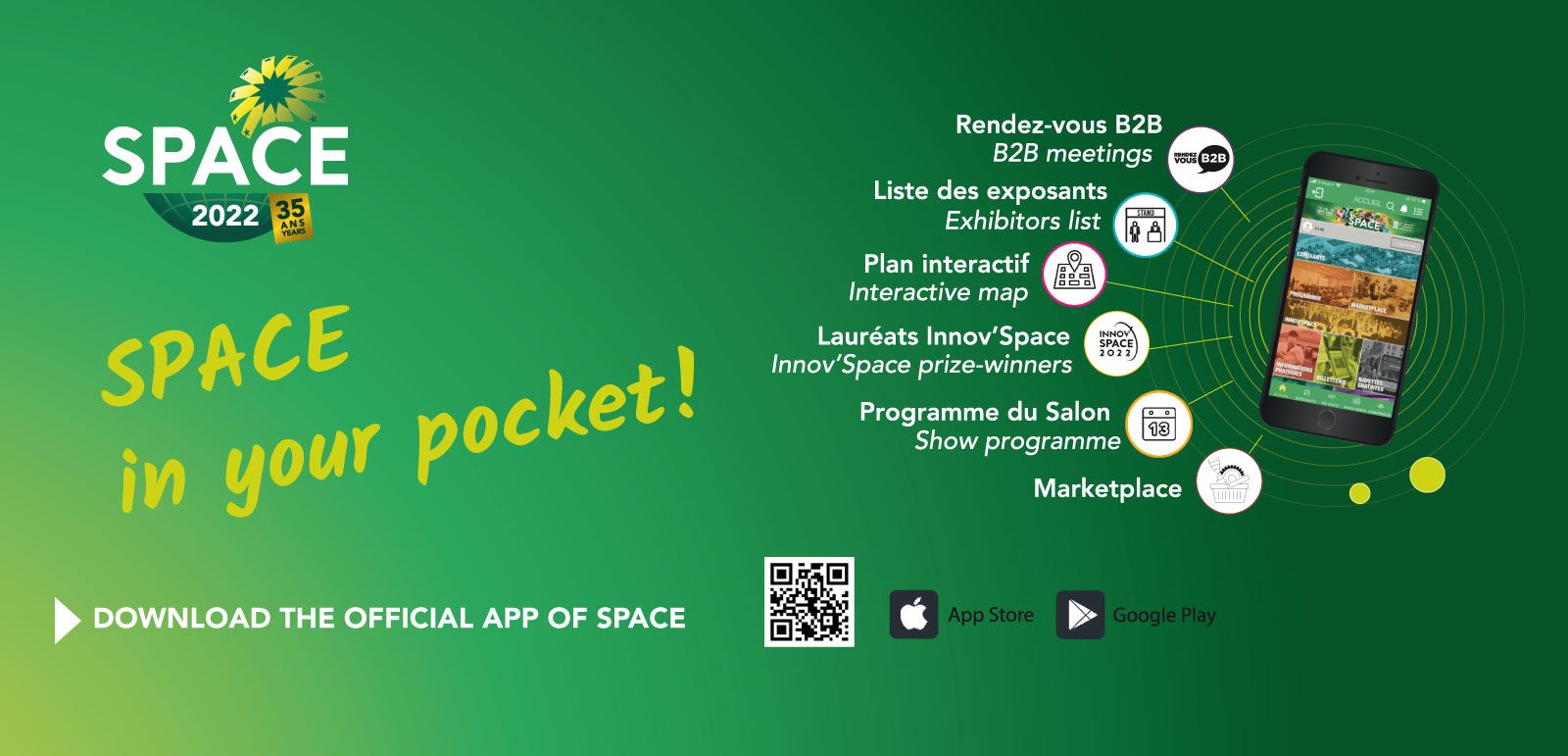 Download SPACE mobile app